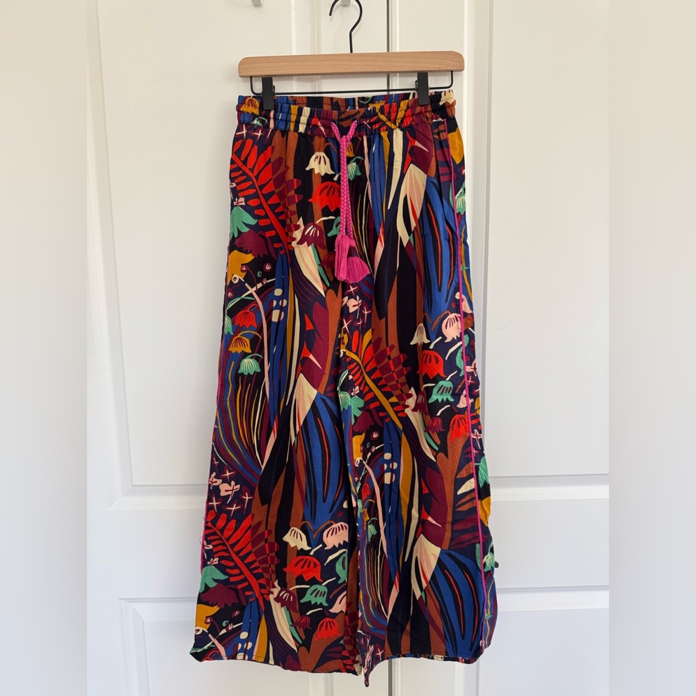 Anthropologie Multicolor Floral Pajama Pants